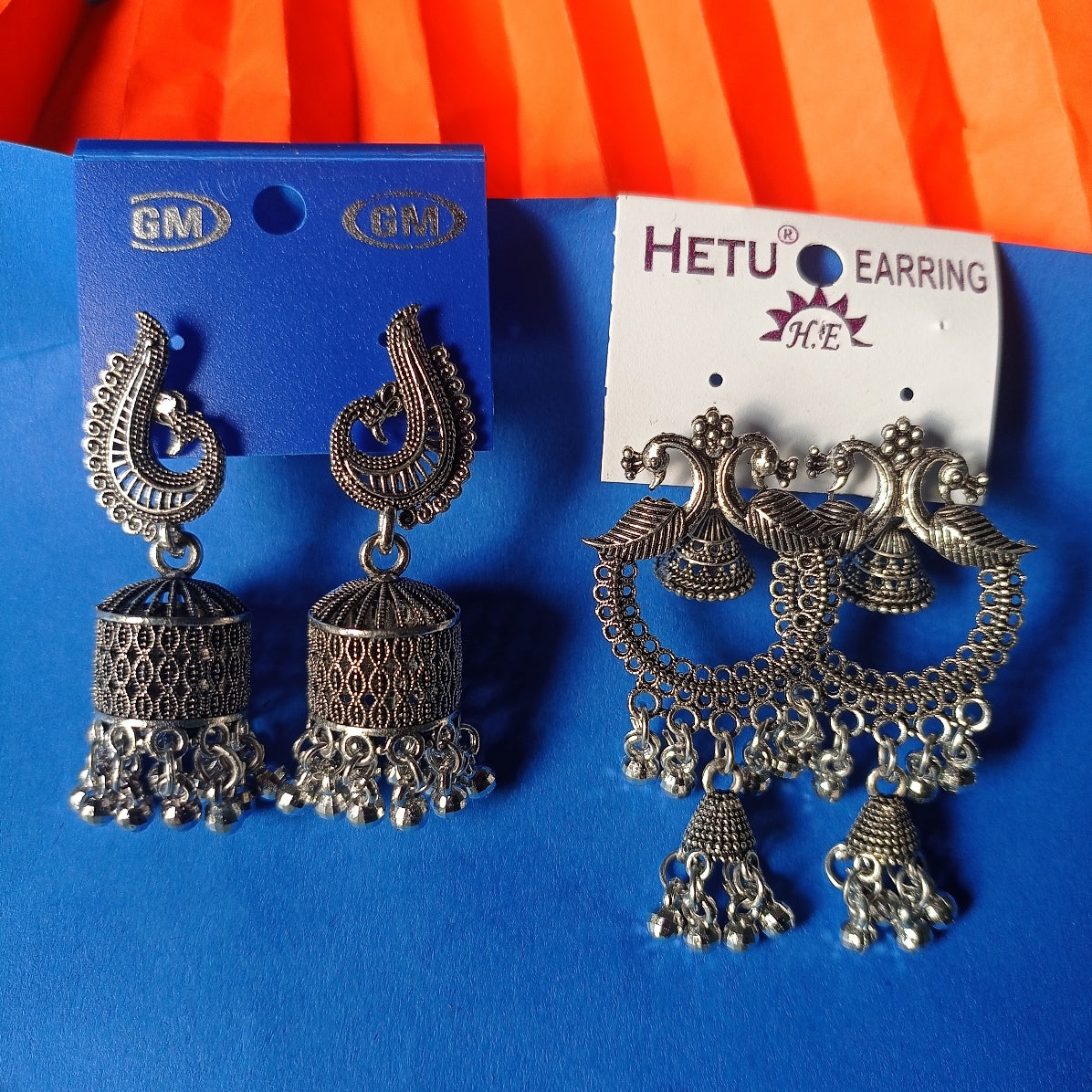 Oxidised Silver Peacock