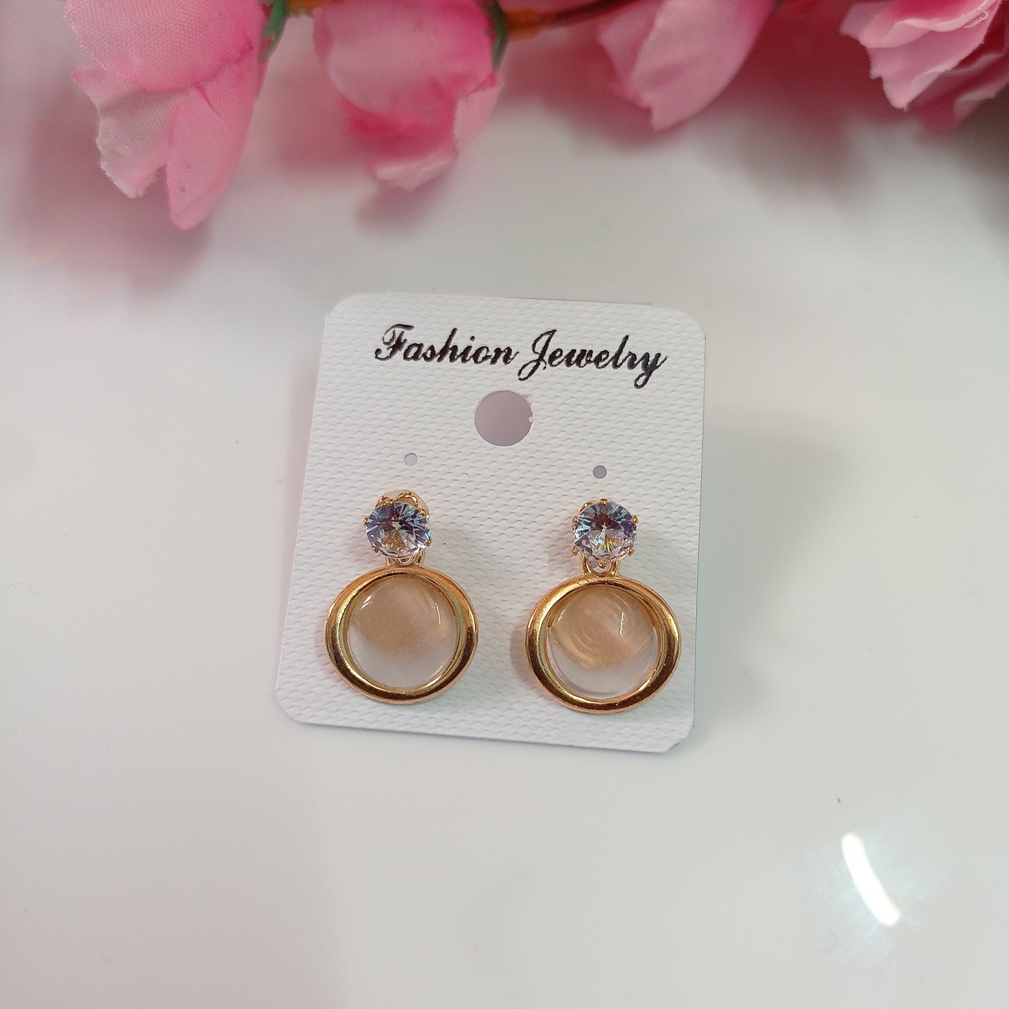 Crystal Drop & Pearl