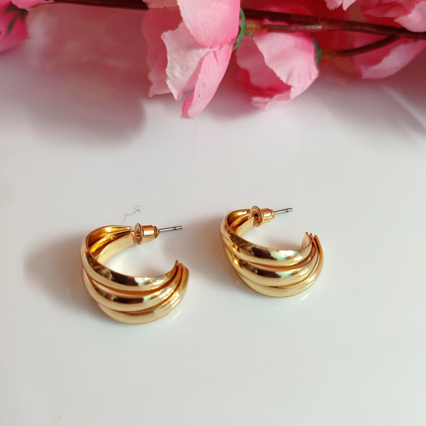 Anti Tarnish Chunky Earrings