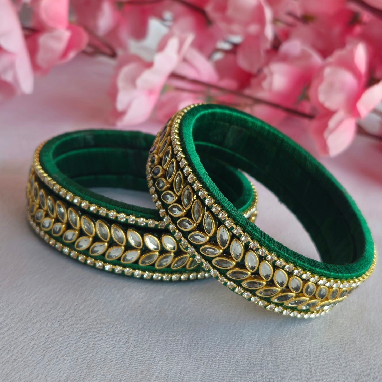 Emerald Green Silk