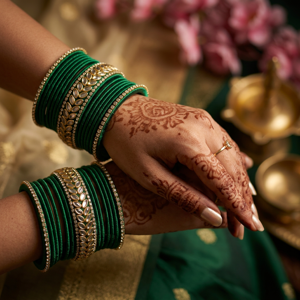 Emerald Green Silk